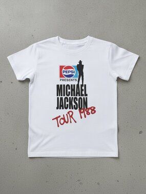 Michael Jackson Tour 1988 Shirt, Vintage King of Pop Graphic Tee, Retro Concert